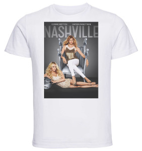 T-Shirt Unisex - White - SA0043 - Playbill - TV Series Nashville - Variant 03 T-Shirt Unisex - White - SA0043 - Playbill - TV Series Nashville - Variant 03