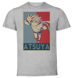 T-Shirt Unisex - Grey - Propaganda - Inazuma Eleven Fubuki Atsuya T-Shirt Unisex - Grey - Propaganda - Inazuma Eleven Fubuki Atsuya