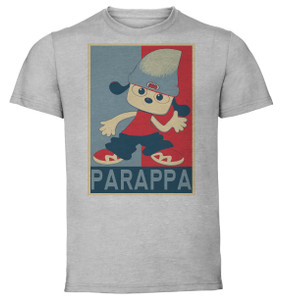 T-Shirt Unisex - Grey - Propaganda - PaRappa The Rapper Parappa Rappa T-Shirt Unisex - Grey - Propaganda - PaRappa The Rapper Parappa Rappa