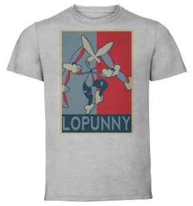 T-Shirt Unisex - Grey - Propaganda - Pokemon - Mega Lopunny T-Shirt Unisex - Grey - Propaganda - Pokemon - Mega Lopunny