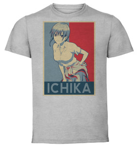 T-Shirt Unisex - Grey - Propaganda - Quintessential Quintuplets - Ichika Nakano T-Shirt Unisex - Grey - Propaganda - Quintessential Quintuplets - Ichika Nakano