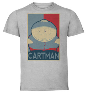 T-Shirt Unisex - Grey - Propaganda - South Park - Eric Cartman T-Shirt Unisex - Grey - Propaganda - South Park - Eric Cartman