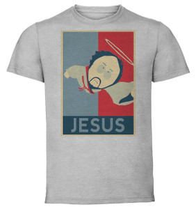 T-Shirt Unisex - Grey - Propaganda - South Park - Jesus variant T-Shirt Unisex - Grey - Propaganda - South Park - Jesus variant