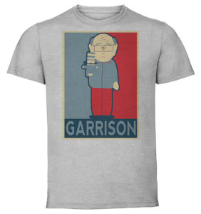T-Shirt Unisex - Grey - Propaganda - South Park - Mr Garrison