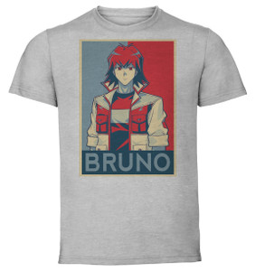T-Shirt Unisex - Grey - Propaganda - Yu Gi Oh - Bruno