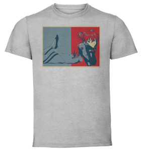 Gray Shirt - Propaganda Full - Neon Genesis Evangelion - Asuka Gray Shirt - Propaganda Full - Neon Genesis Evangelion - Asuka
