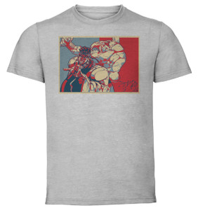 T-Shirt Unisex - Grey - Propaganda Full - Pixel Art Full - JoJo All Star - Kakyoin B T-Shirt Unisex - Grey - Propaganda Full - Pixel Art Full - JoJo All Star - Kakyoin B