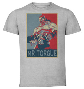 T-Shirt Unisex - Grey - Propaganda - Borderlands - Mr Torgue T-Shirt Unisex - Grey - Propaganda - Borderlands - Mr Torgue