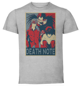 T-Shirt Unisex - Grey - Propaganda - Death Note - Characters