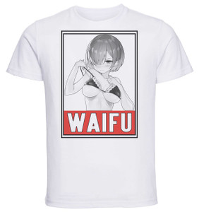 T-Shirt Unisex - White - Waifu - Re Zero - Rem T-Shirt Unisex - White - Waifu - Re Zero - Rem