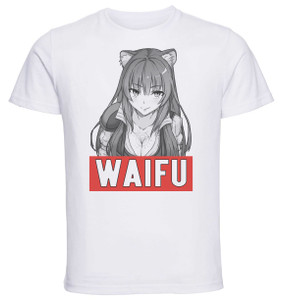 T-Shirt Unisex - White - Waifu - Rising Of The Shield Hero - Raphtalia Variant T-Shirt Unisex - White - Waifu - Rising Of The Shield Hero - Raphtalia Variant