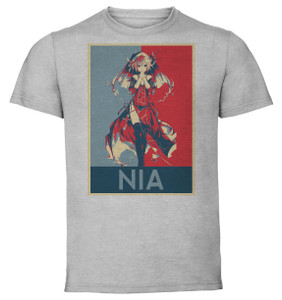 T-Shirt Unisex - Grey - Propaganda - Date A Live - Nia Honjou T-Shirt Unisex - Grey - Propaganda - Date A Live - Nia Honjou