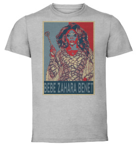T-Shirt Unisex - Grey - Propaganda - Drag Queen - Bebe Zahara Benet T-Shirt Unisex - Grey - Propaganda - Drag Queen - Bebe Zahara Benet