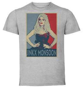 T-Shirt Unisex - Grey - Propaganda - Drag Queen - Jinkx Monsoon T-Shirt Unisex - Grey - Propaganda - Drag Queen - Jinkx Monsoon