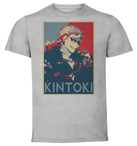 T-Shirt Unisex - Grey - Propaganda - Fate Grand Order Kintoki Rider Variant T-Shirt Unisex - Grey - Propaganda - Fate Grand Order Kintoki Rider Variant