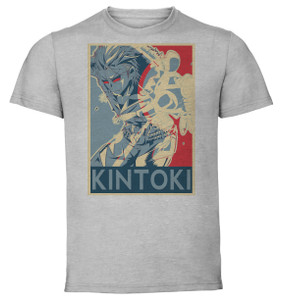 T-Shirt Unisex - Grey - Propaganda - Fate Grand Order Kintoki Rider T-Shirt Unisex - Grey - Propaganda - Fate Grand Order Kintoki Rider