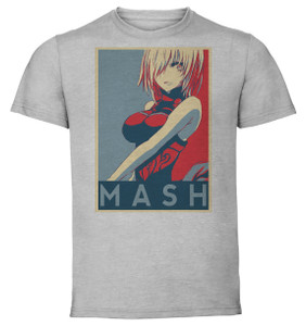 T-Shirt Unisex - Grey - Propaganda - Fate Grand Order Mash Variant 3