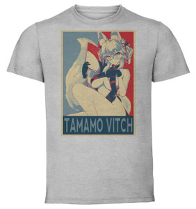 T-Shirt Unisex - Grey - Propaganda - Fate Grand Order Tamamo Vitch Alter Ego T-Shirt Unisex - Grey - Propaganda - Fate Grand Order Tamamo Vitch Alter Ego
