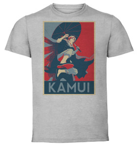 T-Shirt Unisex - Grey - Propaganda - Gintama - Kamui Variant 2