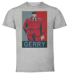 T-Shirt Unisex - Grey - Propaganda - Grappler Baki Gerry Strydum T-Shirt Unisex - Grey - Propaganda - Grappler Baki Gerry Strydum