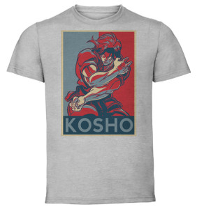 T-Shirt Unisex - Grey - Propaganda - Grappler Baki Kosho T-Shirt Unisex - Grey - Propaganda - Grappler Baki Kosho