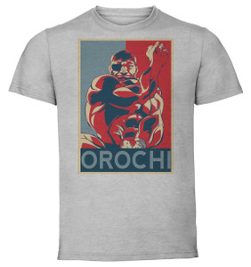 T-Shirt Unisex - Grey - Propaganda - Grappler Baki Orochi Variant 2