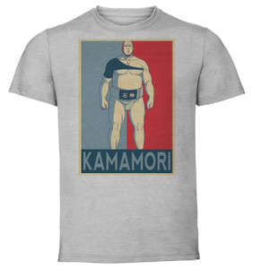 T-Shirt Unisex - Grey - Propaganda - Hinomaru Sumo Tsuyoshi Kamamori T-Shirt Unisex - Grey - Propaganda - Hinomaru Sumo Tsuyoshi Kamamori