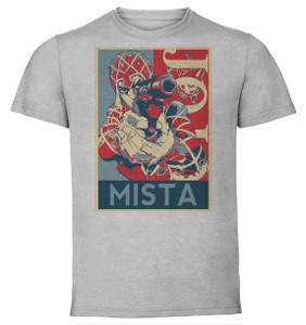 T-Shirt Unisex - Grey - Propaganda - Jojo's Bizarre Adventures - Vento Aureo - Guido Mista Variant T-Shirt Unisex - Grey - Propaganda - Jojo's Bizarre Adventures - Vento Aureo - Guido Mista Variant