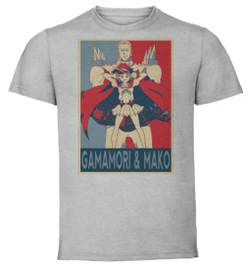 T-Shirt Unisex - Grey - Propaganda - Kill La Kill Gamamori Mako