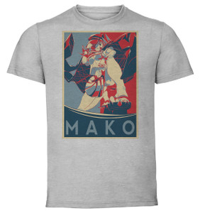 T-Shirt Unisex - Grey - Propaganda - Kill La Kill - Mako V2