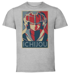 T-Shirt Unisex - Grey - Propaganda - Macross - Ichijou T-Shirt Unisex - Grey - Propaganda - Macross - Ichijou