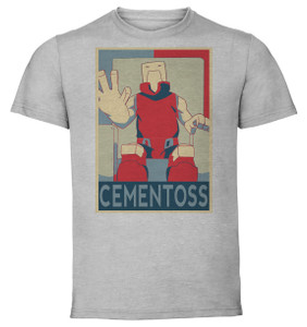 T-Shirt Unisex - Grey - Propaganda - My Hero Academia Cementoss T-Shirt Unisex - Grey - Propaganda - My Hero Academia Cementoss