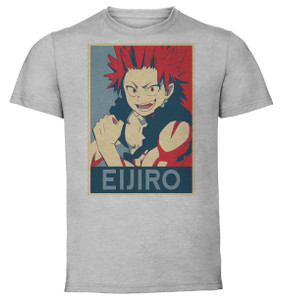 T-Shirt Unisex - Grey - Propaganda - My Hero Academia Eijiro Variant T-Shirt Unisex - Grey - Propaganda - My Hero Academia Eijiro Variant