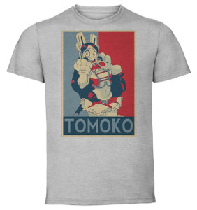 T-Shirt Unisex - Grey - Propaganda - My Hero Academia Tomoko