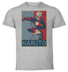 T-Shirt Unisex - Grey - Propaganda - Naruto - Naruto Variant 2