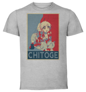 T-Shirt Unisex - Grey - Propaganda - Nisekoi - Chitoge Kirisaki Variant 7