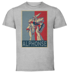 T-Shirt Unisex - Grey - Propaganda - Patlabor Alphonse T-Shirt Unisex - Grey - Propaganda - Patlabor Alphonse