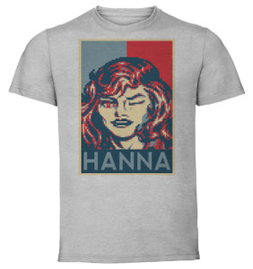 T-Shirt Unisex - Grey - Propaganda - Pixel Art - Cadillac And Dinosaurs - Hanna B T-Shirt Unisex - Grey - Propaganda - Pixel Art - Cadillac And Dinosaurs - Hanna B