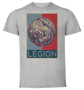 T-Shirt Unisex - Grey - Propaganda - Pixel Art Castlevania Aria Of Sorrow - Legion T-Shirt Unisex - Grey - Propaganda - Pixel Art Castlevania Aria Of Sorrow - Legion