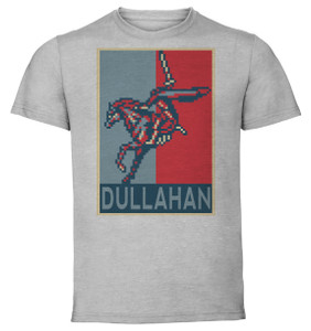 T-Shirt Unisex - Grey - Propaganda - Pixel Art Castlevania Circle Of The Moon - Dullahan T-Shirt Unisex - Grey - Propaganda - Pixel Art Castlevania Circle Of The Moon - Dullahan