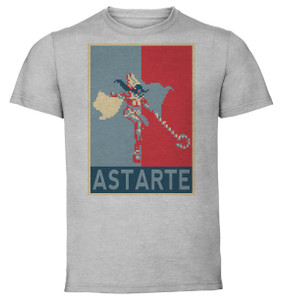 T-Shirt Unisex - Grey - Propaganda - Pixel Art Castlevania Harmony Of Despair - Astarte T-Shirt Unisex - Grey - Propaganda - Pixel Art Castlevania Harmony Of Despair - Astarte