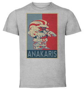 T-Shirt Unisex - Grey - Propaganda - Pixel Art Darkstalkers - Anakaris T-Shirt Unisex - Grey - Propaganda - Pixel Art Darkstalkers - Anakaris