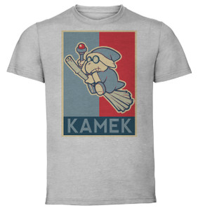 T-Shirt Unisex - Grey - Propaganda - Pixel Art - Paper Mario - Kamek T-Shirt Unisex - Grey - Propaganda - Pixel Art - Paper Mario - Kamek