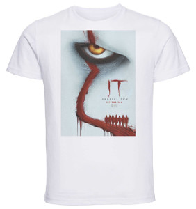 T-Shirt Unisex - White - Playbill - It Ends - Capitolo 2 Variant