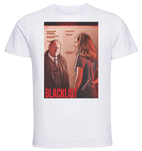 T-Shirt Unisex - White - TV Series - Playbill - The Blacklist Variant 12 T-Shirt Unisex - White - TV Series - Playbill - The Blacklist Variant 12