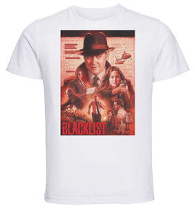 T-Shirt Unisex - White - TV Series - Playbill - The Blacklist Variant 14 T-Shirt Unisex - White - TV Series - Playbill - The Blacklist Variant 14