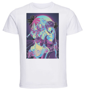 T-Shirt Unisex - White - Vaporwave 80s Style - Rising of the Shield Hero - Charachters