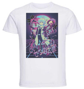 T-Shirt Unisex - White - Vaporwave 80s Style - The Seven Deadly Sins - Meliodas