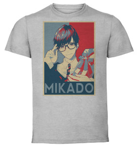 T-Shirt Unisex - Grey - Propaganda - B Project - Mikado Sekimura T-Shirt Unisex - Grey - Propaganda - B Project - Mikado Sekimura