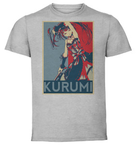 T-Shirt Unisex - Grey - Propaganda - Date a Live - Kurumi Tokisaki variant 6 T-Shirt Unisex - Grey - Propaganda - Date a Live - Kurumi Tokisaki variant 6